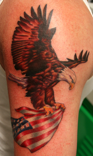 Tattoos - Memorial tattoos - American Eagle